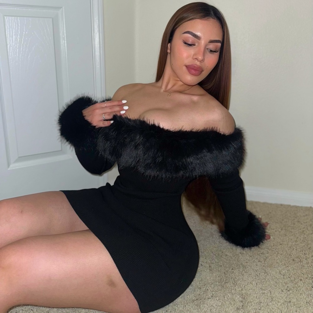 Short black dress